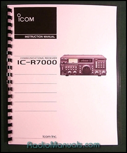 Icom IC-R7000 Instruction Manual